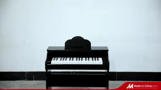 Instrumentos musicais de piano de madeira personalizados para crianças