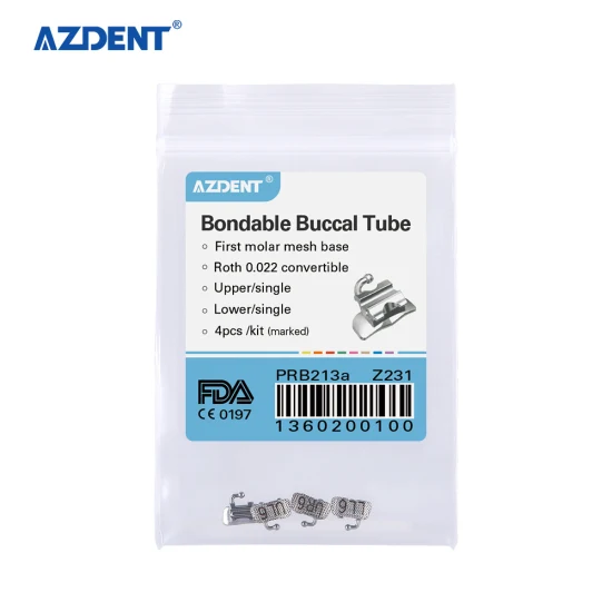 Tipo conversível bondable médico tubo bucal dental Roth 0,022 do ø molar U1l1