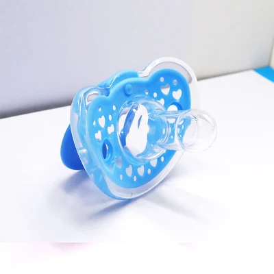 Chupeta infantil de silicone para dentição, brinquedos ortodônticos para bebês